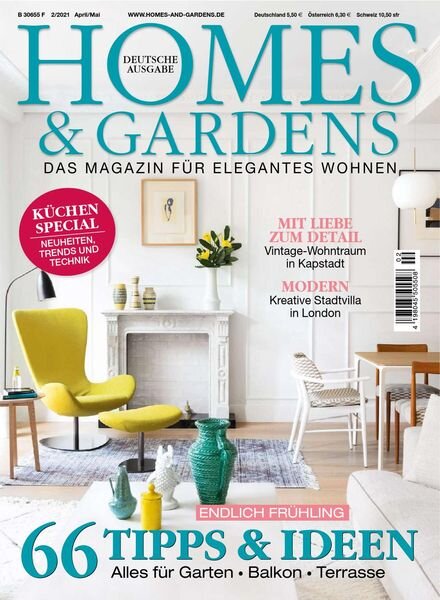 Homes & Gardens Germany – April-Mai 2021 Cover