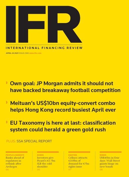 IFR Magazine – April 24, 2021 Cover