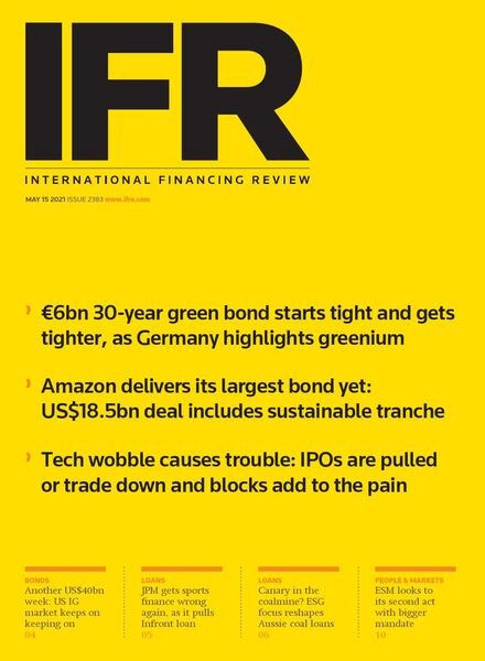 IFR Magazine – May 15, 2021 Cover