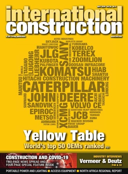 International Construction – May 2020 Cover