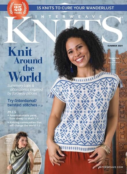 Interweave Knits – April 2021 Cover