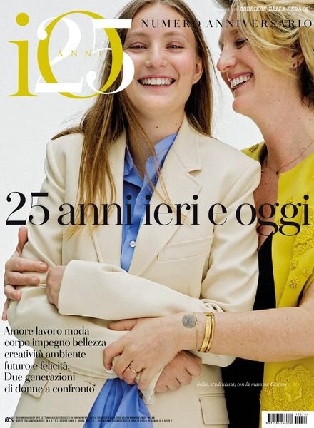Io Donna del Corriere della Sera – 15 maggio 2021 Cover