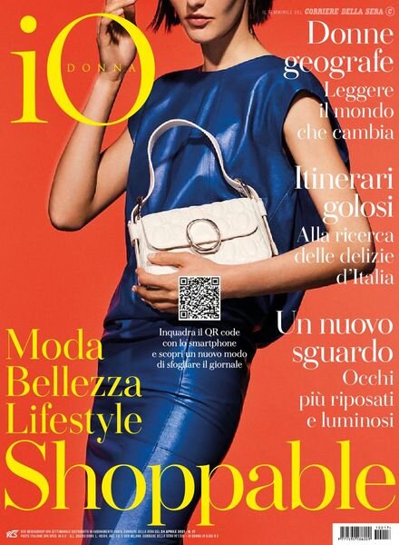 Io Donna del Corriere della Sera – 24 aprile 2021 Cover