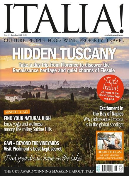 Italia! Magazine – June 2021 Cover