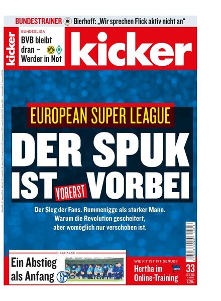 Kicker – 22 April 2021 Cover