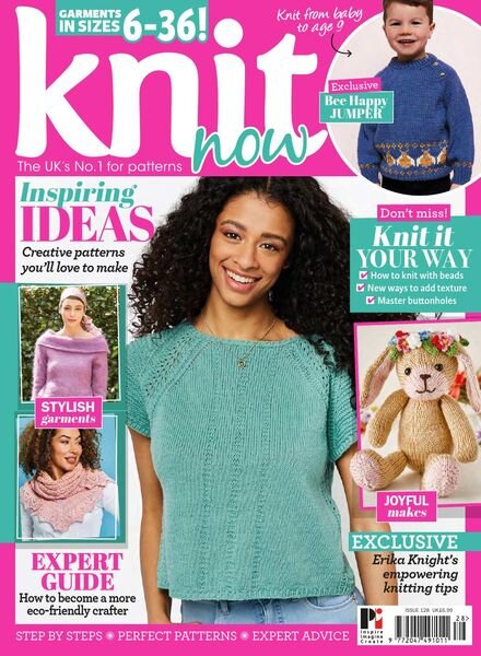 Knit Now – Issue 128 – April 2021 Cover