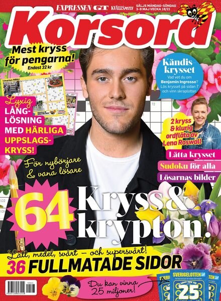 Korsord – 03 maj 2021 Cover