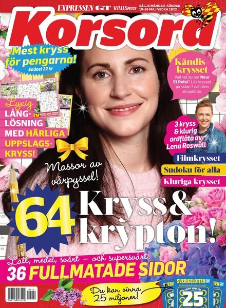 Korsord – 10 maj 2021 Cover
