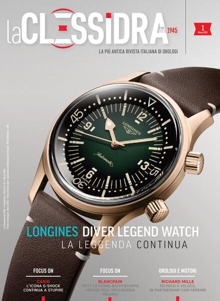 La Clessidra – 20 aprile 2021 Cover