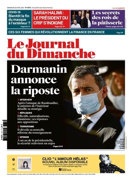 Le Journal du Dimanche – 25 avril 2021 Cover