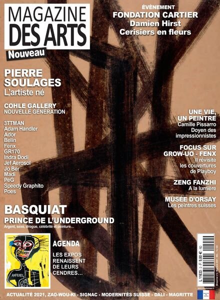 Le Magazine des Arts – Mai-Juin 2021 Cover