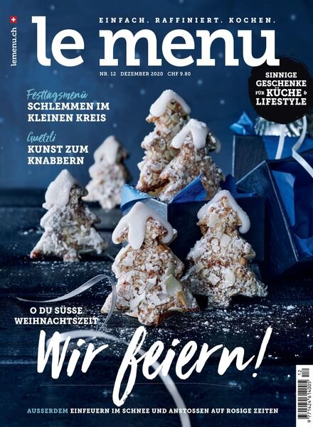 le menu – Dezember 2020 Cover