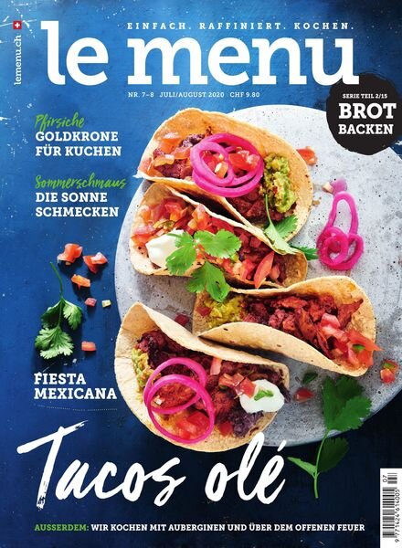 le menu – Juli 2020 Cover