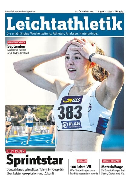 Leichtathletik – 01 Dezember 2020 Cover