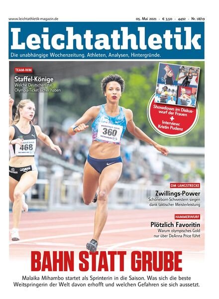 Leichtathletik – 04 Mai 2021 Cover