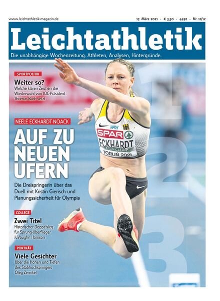 Leichtathletik – 16 Marz 2021 Cover