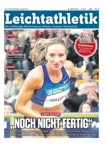 Leichtathletik – 27 April 2021 Cover