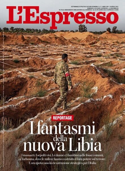 L’Espresso – 18 Aprile 2021 Cover