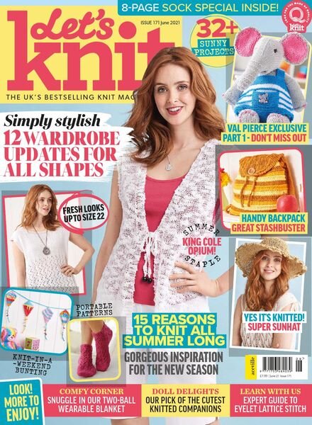 Let’s Knit – Issue 171 – June 2021 Cover