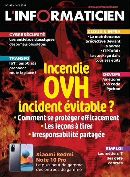 L’Informaticien – Avril 2021 Cover