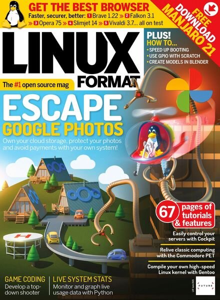 Linux Format UK – June 2021 Cover