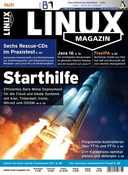 Linux Magazin – Juni 2021 Cover