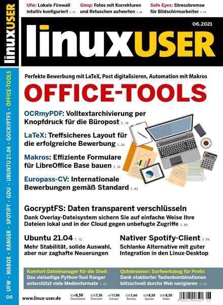 LinuxUser – Juni 2021 Cover