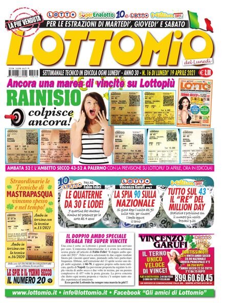Lottomio del Lunedi – 19 Aprile 2021 Cover