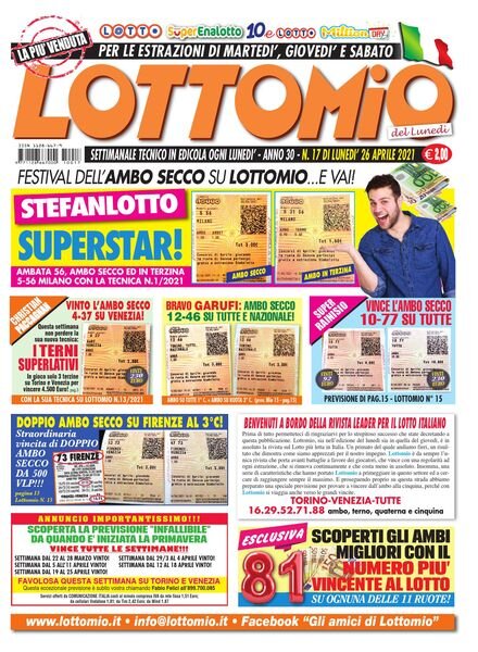 Lottomio del Lunedi – 26 Aprile 2021 Cover