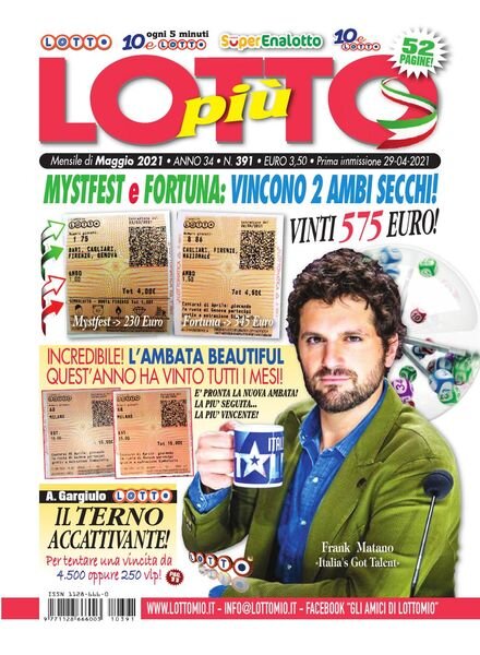 Lottopiu – Maggio 2021 Cover