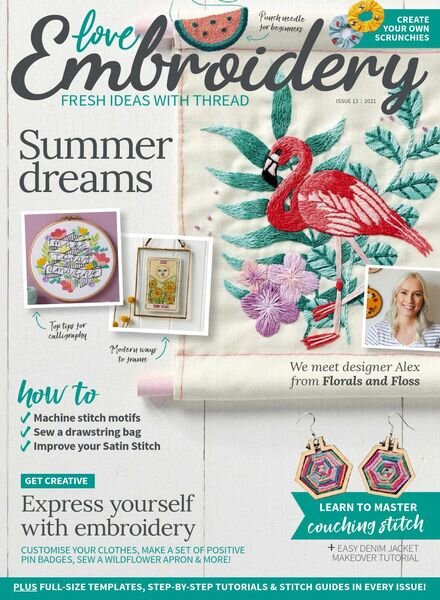 Love Embroidery – Issue 13 – April 2021 Cover