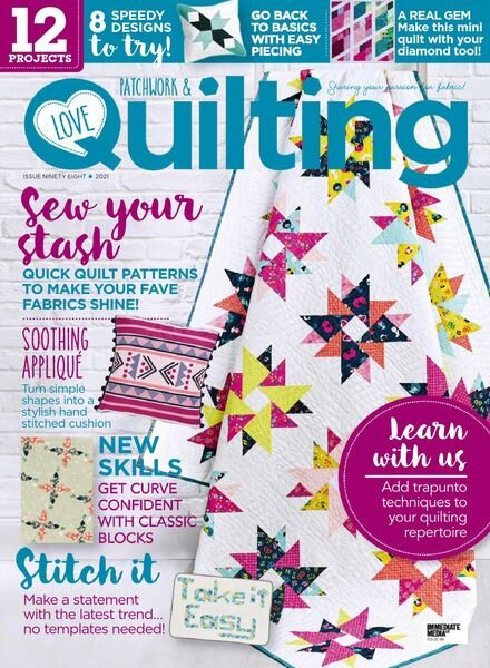 Love Patchwork & Quilting – June 2021 Cover