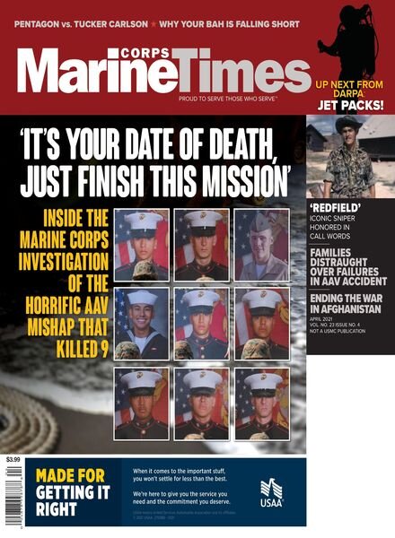 Marine Corps Times – April 2021 Cover