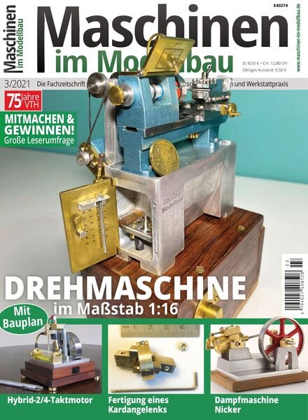 Maschinen im Modellbau – 07 April 2021 Cover