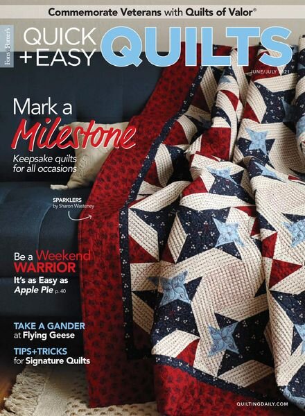 McCall’s Quick Quilts – June 2021 Cover