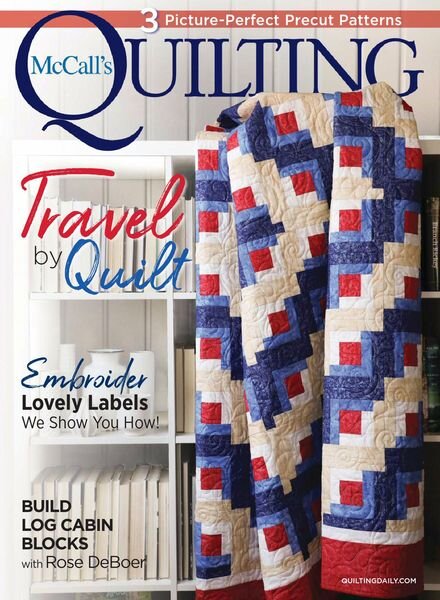 McCall’s Quilting – July-August 2021 Cover