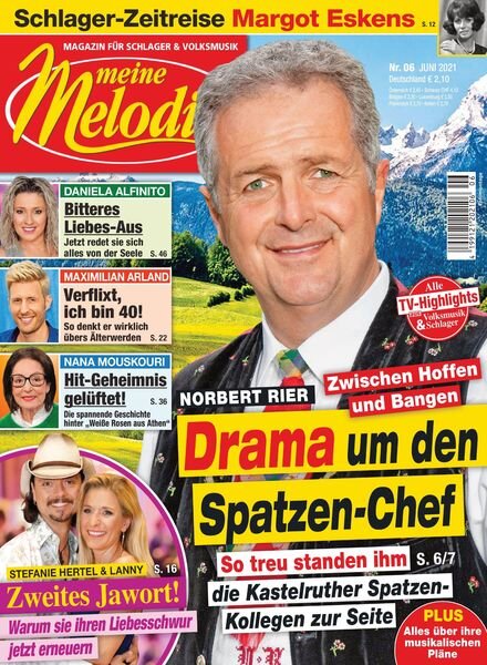 Meine Melodie – 12 Mai 2021 Cover