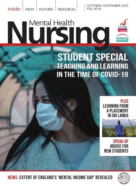 Mental Health Nursing – October-November 2020 Cover