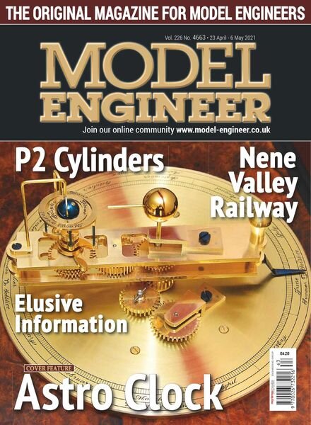Model Engineer – Issue 4663 – 23 April 2021 Cover