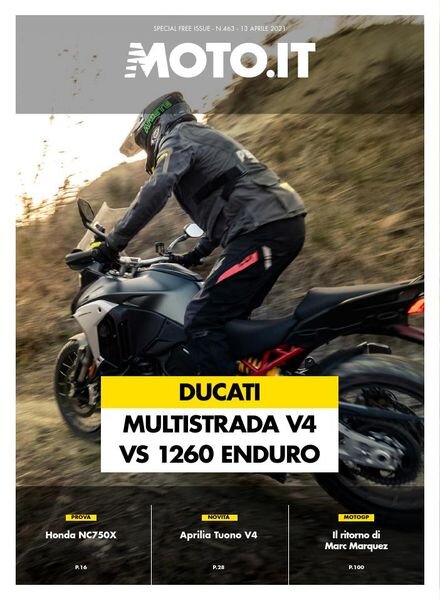 Moto.it Magazine – 13 Aprile 2021 Cover