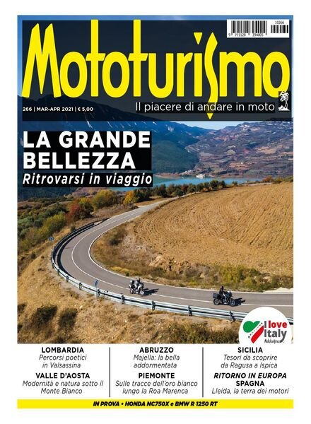 Mototurismo – Marzo-Aprile 2021 Cover