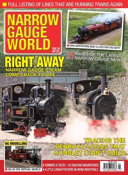 Narrow Gauge World – Issue 156 – May 2021 Cover