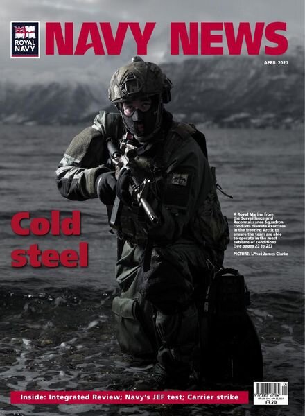 Navy News – April 2021 Cover
