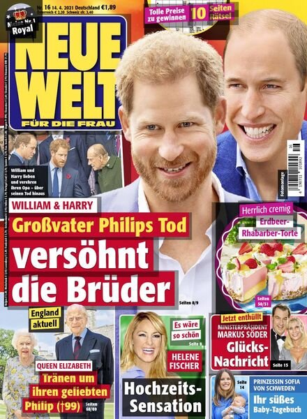 Neue Welt – 14 April 2021 Cover
