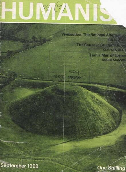 New Humanist – The Humanist, September 1969 Cover