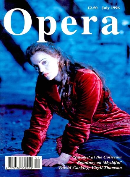 Opera – July 1996 Cover