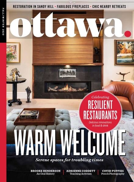 Ottawa Magazine – Fall-Winter 2020 Cover