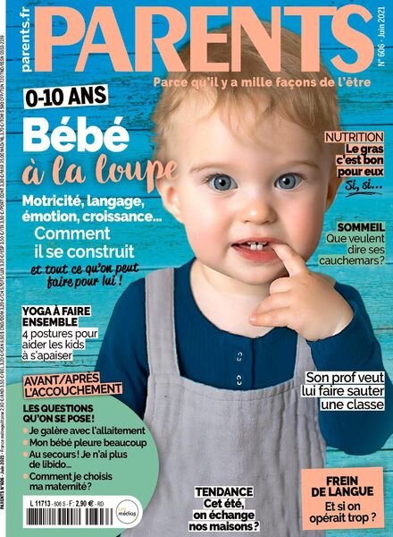 Parents France – Juin 2021 Cover
