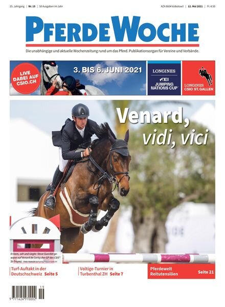 PferdeWoche – 12 Mai 2021 Cover