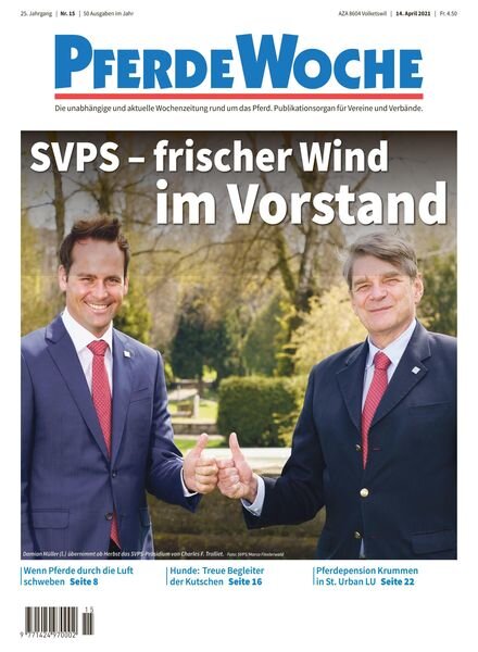 PferdeWoche – 14 April 2021 Cover